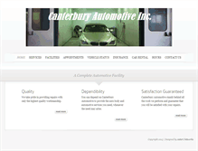 Tablet Screenshot of canterburyautomotiveinc.com